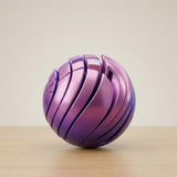 3D printed slime ball fidget in closed spherical position