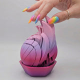 Slime ball fidget toy demonstrated in hand