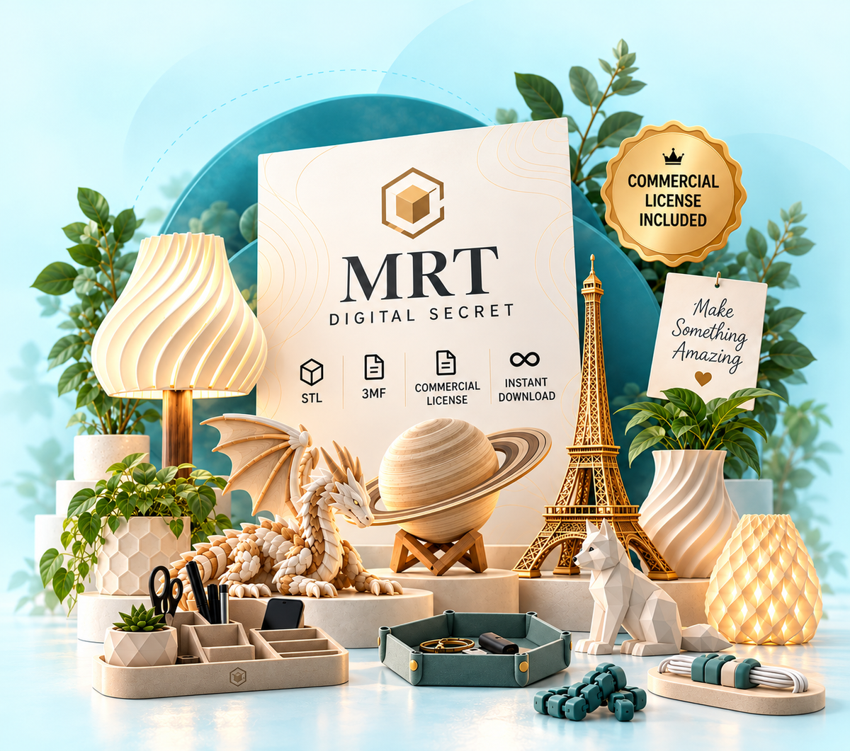 MRT Digital Secret 3D printing models and premium digital design files