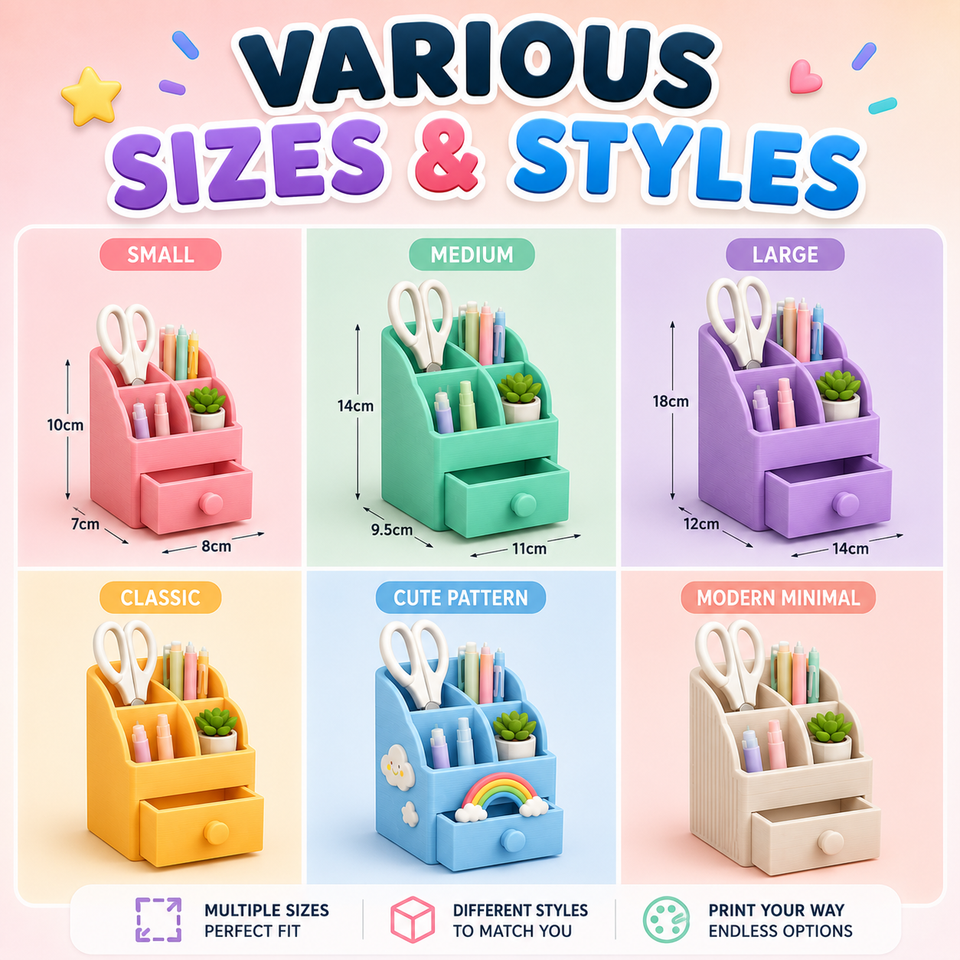4000+ Useful STL and Toy Bundle | 3D Printable Gadgets, Organizers, Fidgets and Toys | Ready-to-Print Digital Files